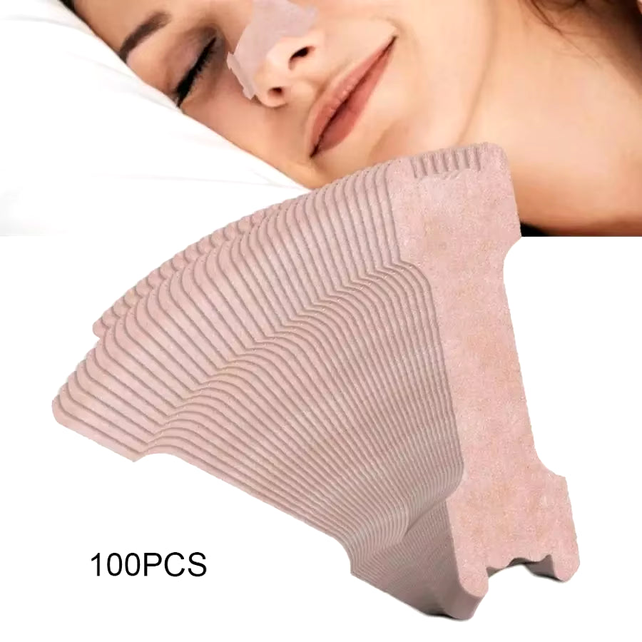 100Pcs anti Snoring Nasal Strips for Way Help Breathing Reduce Snoring Nasal Strips Better Sleep Easier Breath